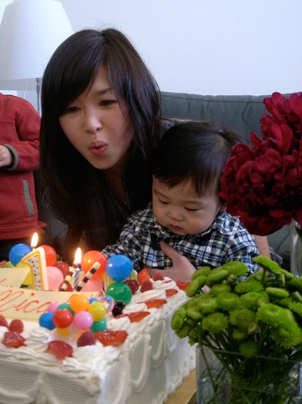 Happy 1st b-day Micah!