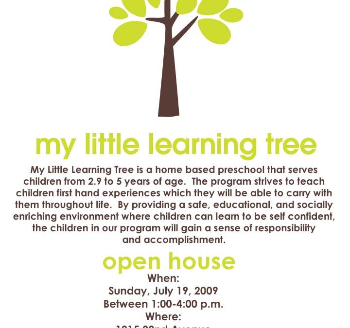 My Little Learning Tree