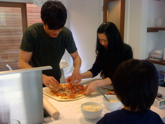 Becky’s b-day pizza party!