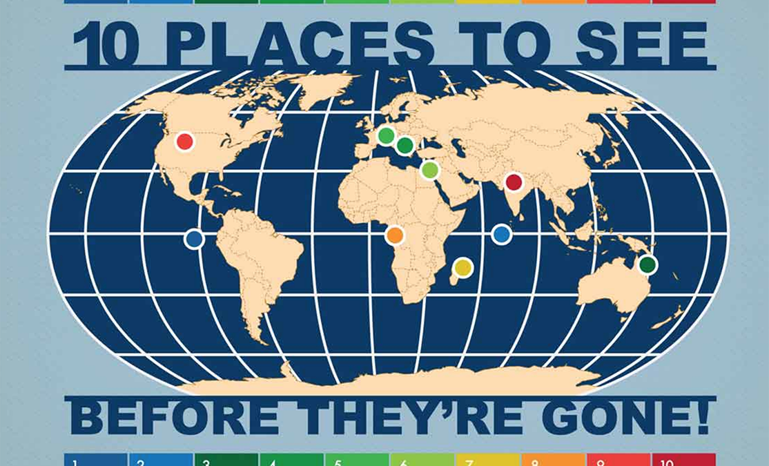10 places to see before they’re gone