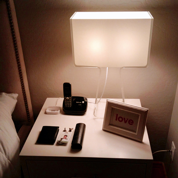 Our new bedside lamps!