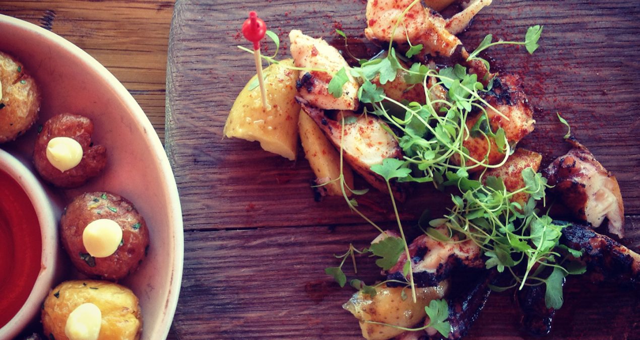 The best grilled octopus!