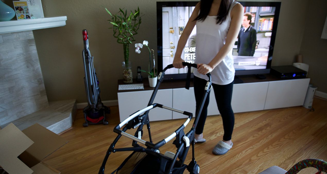 Our stroller is here!