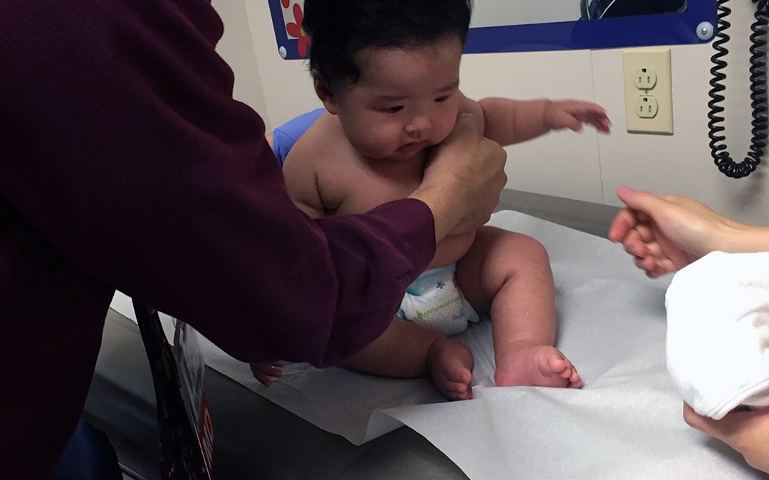 Daren’s 4 month checkup!