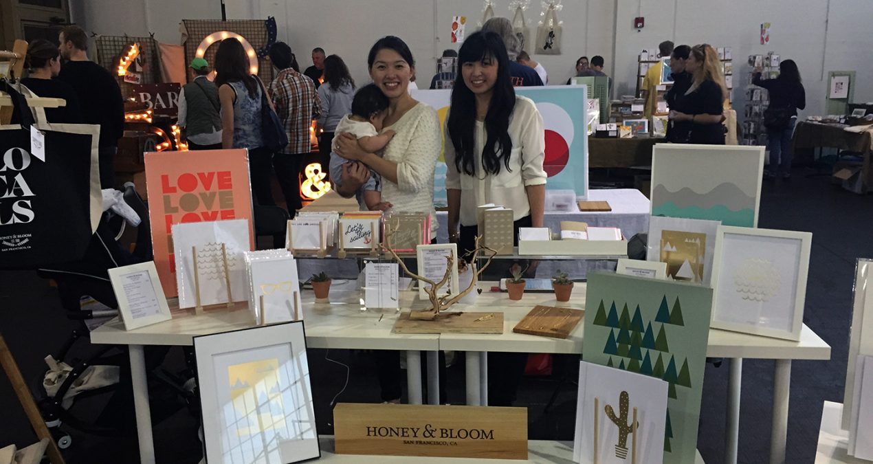 Having fun at the Renegade Craft Fair!