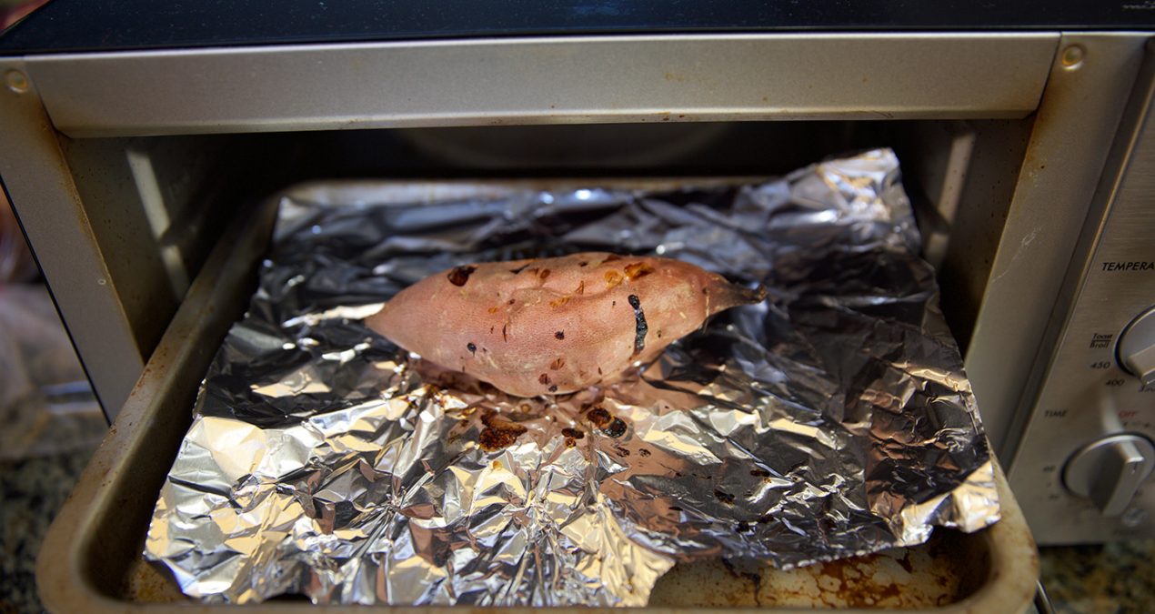 Daren’s first solid food: Sweet Potato!