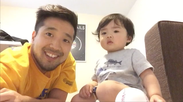 hanging out in the basement