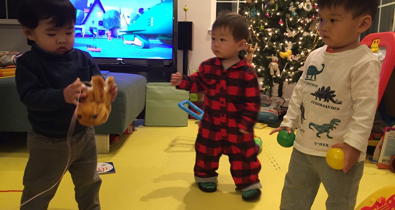 X-mas eve w/ cousins Landon and Jacob!