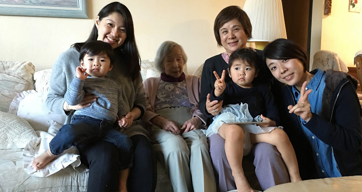 Cousin Yukie from Japan!