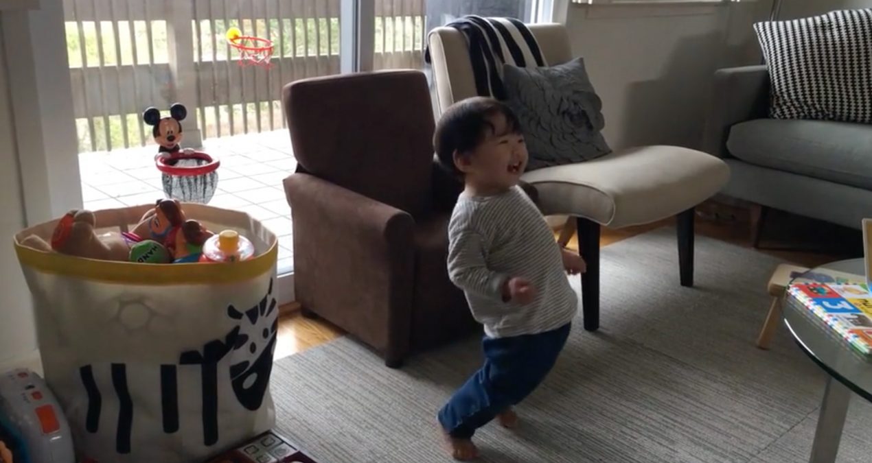 Doing the air limbo??!