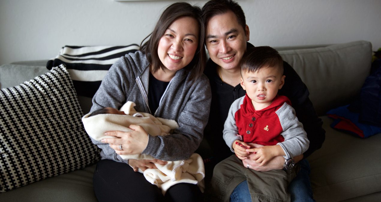 A visit from Uncle Abe, Aunt Esther, and cousin Jacob!