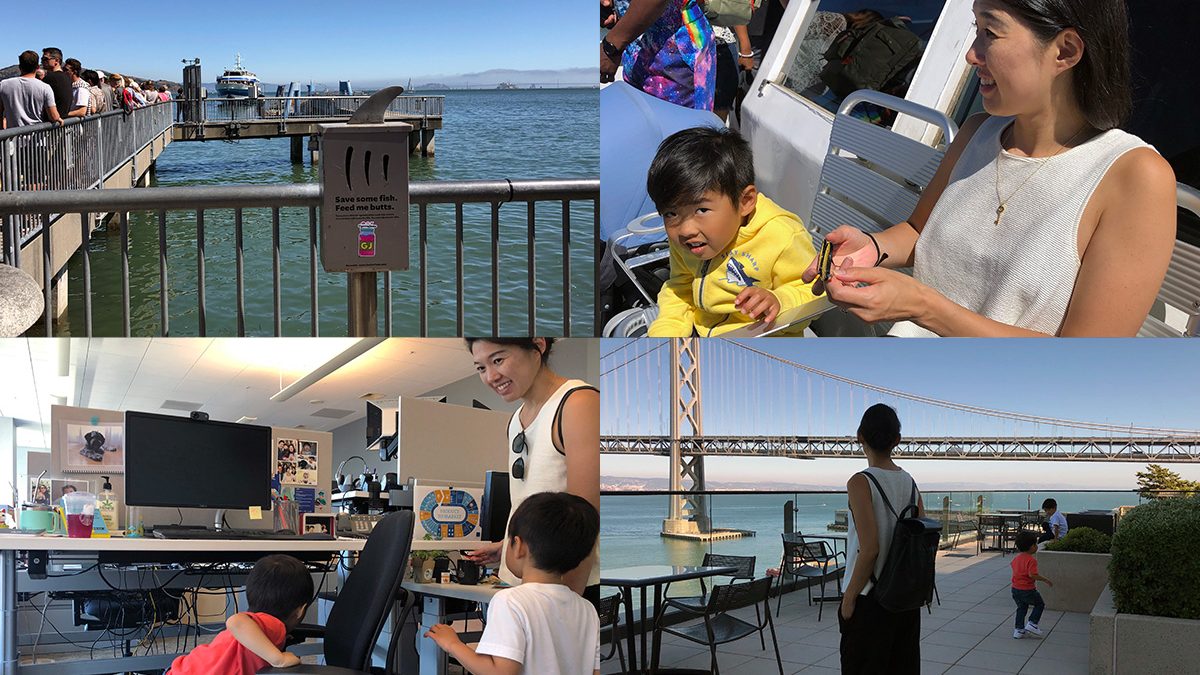 Ferry ride to Sausalito, and bel’s office tour