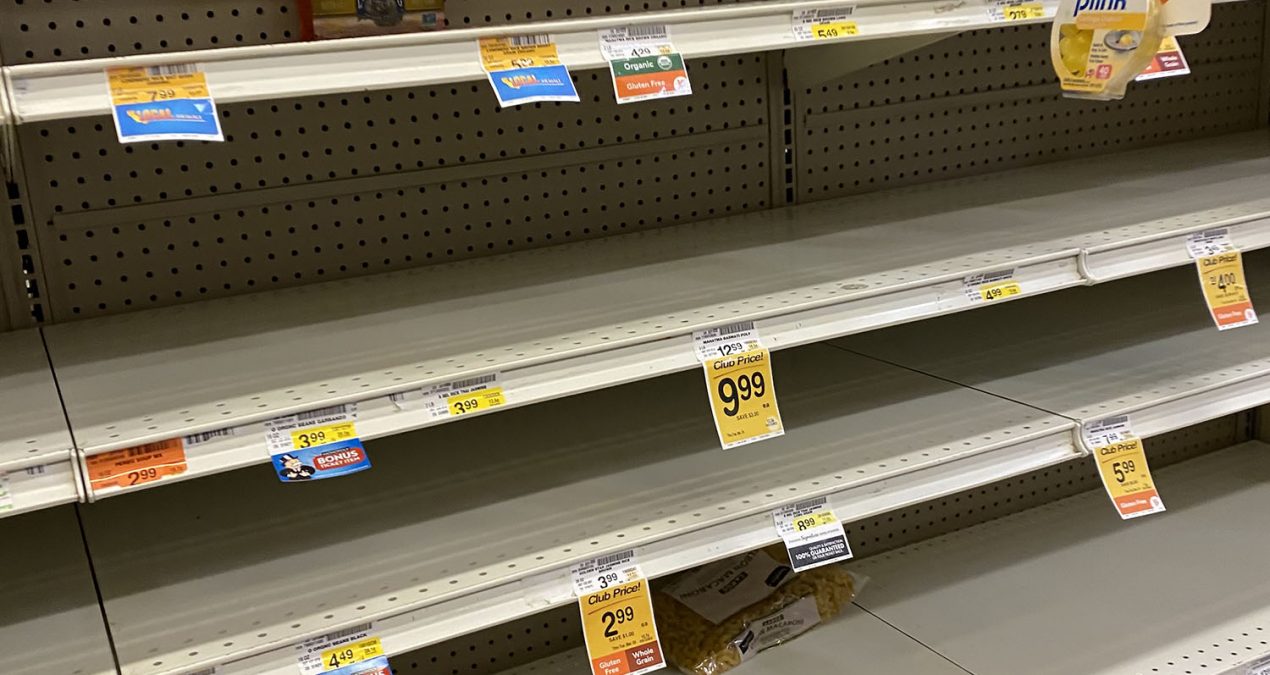 The panic shopping is starting…