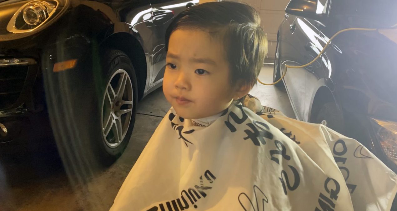 Jordan’s new haircut!