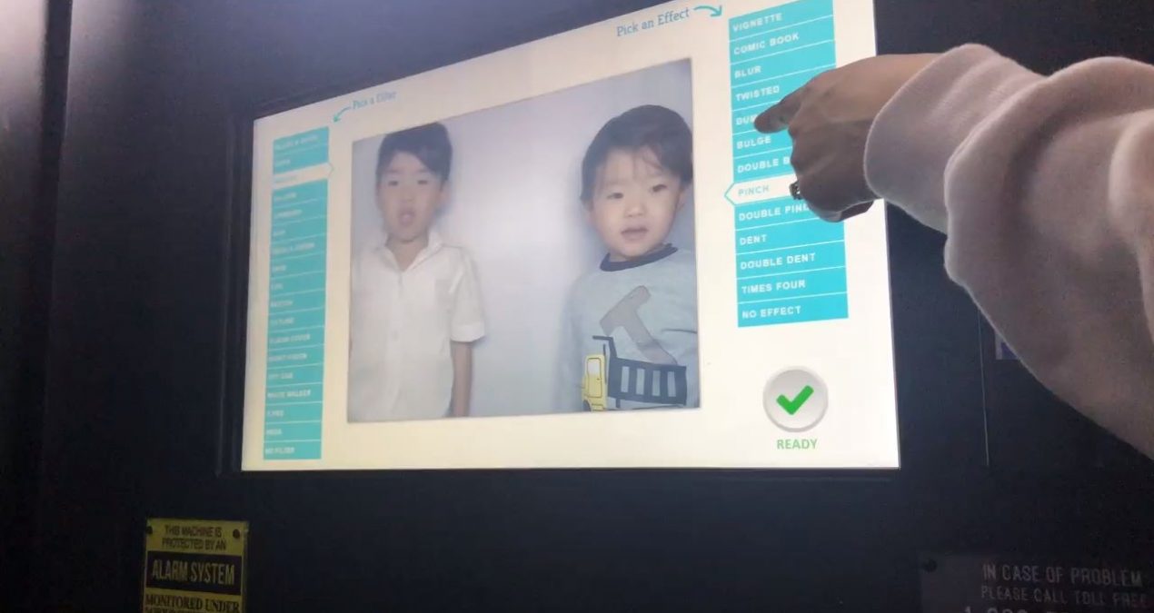 Fun in the photo booth